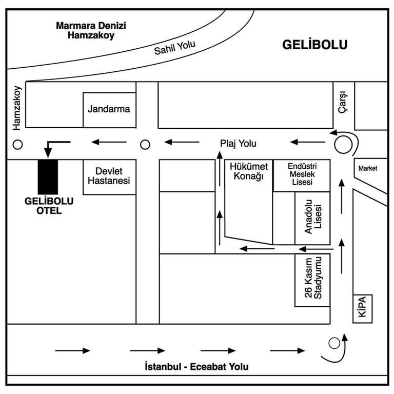 Gelibolu Hotel Luaran gambar